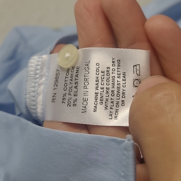 The Shirt Light Blue Button-Up Dress Size L - Picture 11 of 11